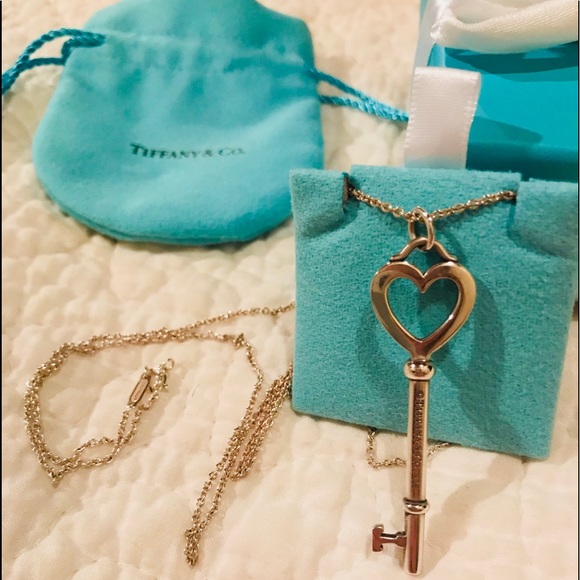 Tiffany & Co. Jewelry - Tiffany & Co❤️6 HR SALE❤️ Open Heart Key Necklace